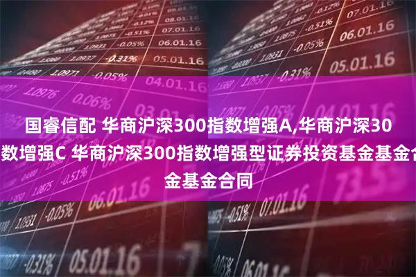 国睿信配 华商沪深300指数增强A,华商沪深300指数增强C 华商沪深300指数增强型证券投资基金基金合同