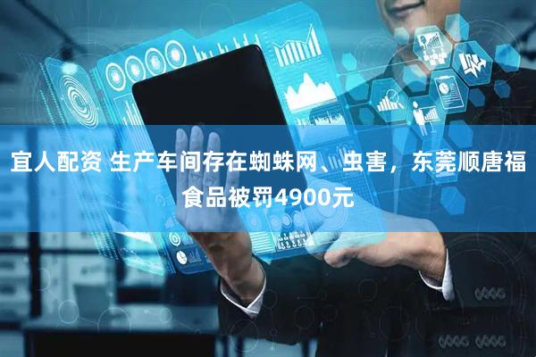 宜人配资 生产车间存在蜘蛛网、虫害，东莞顺唐福食品被罚4900元